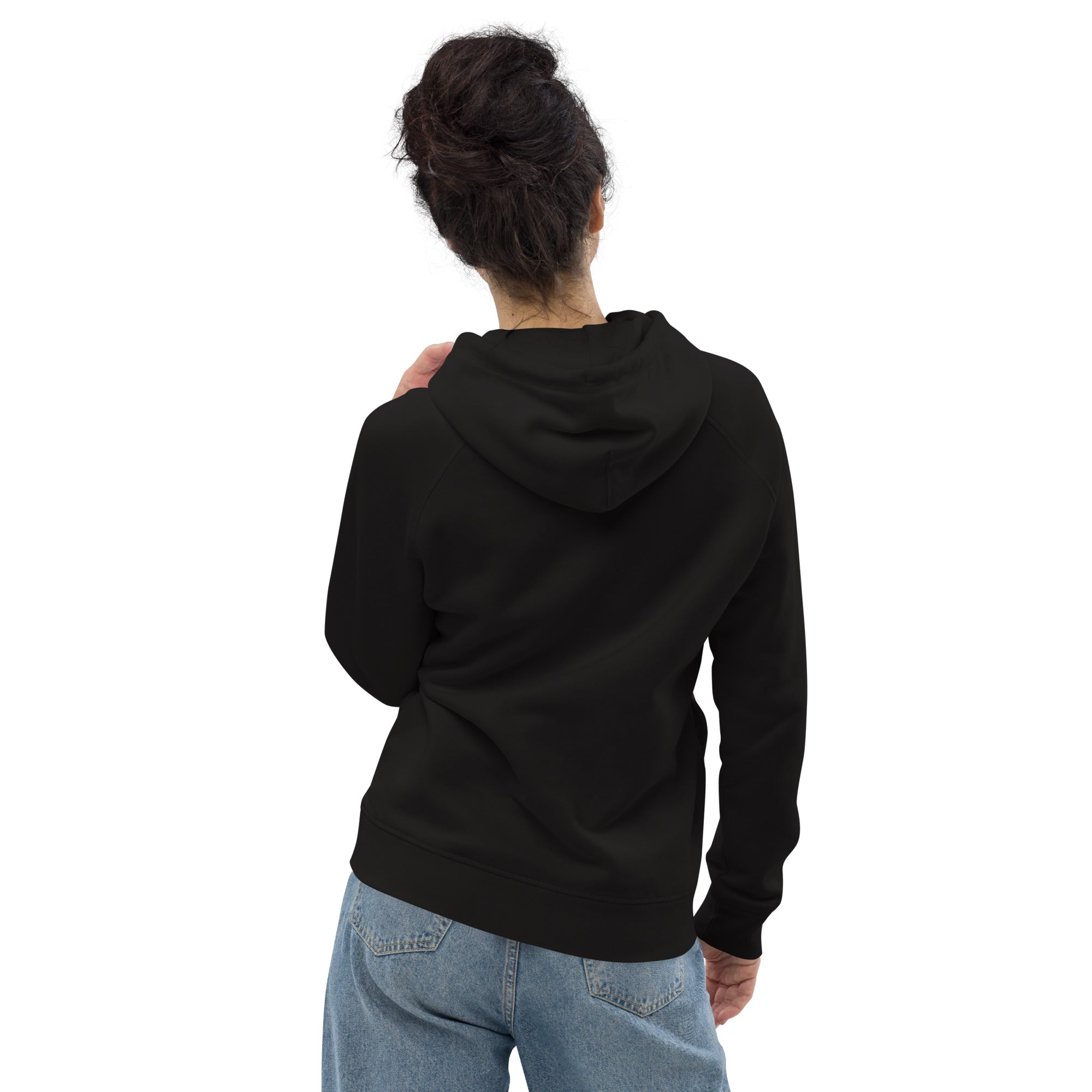 unisex black hoodie