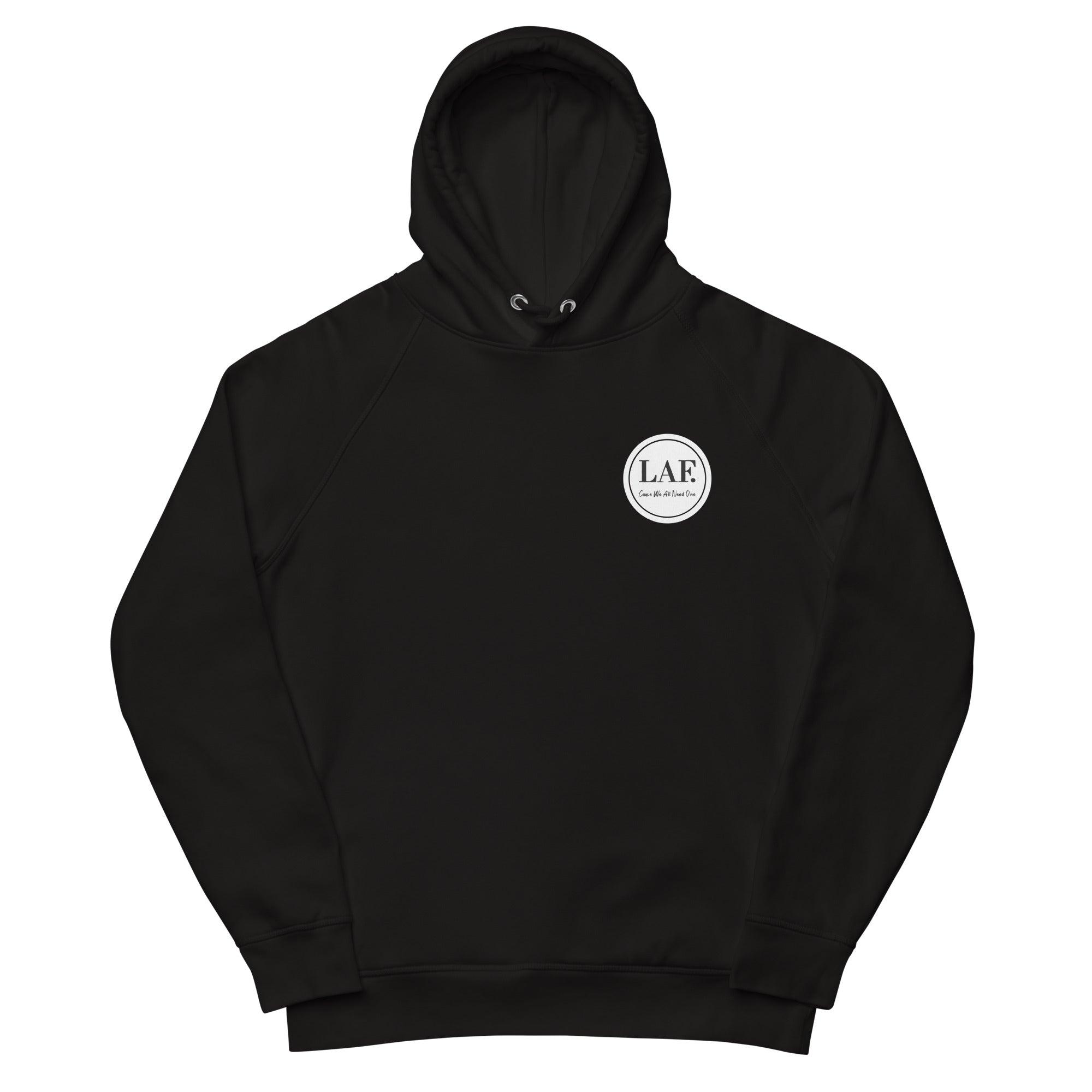 unisex black hoodie