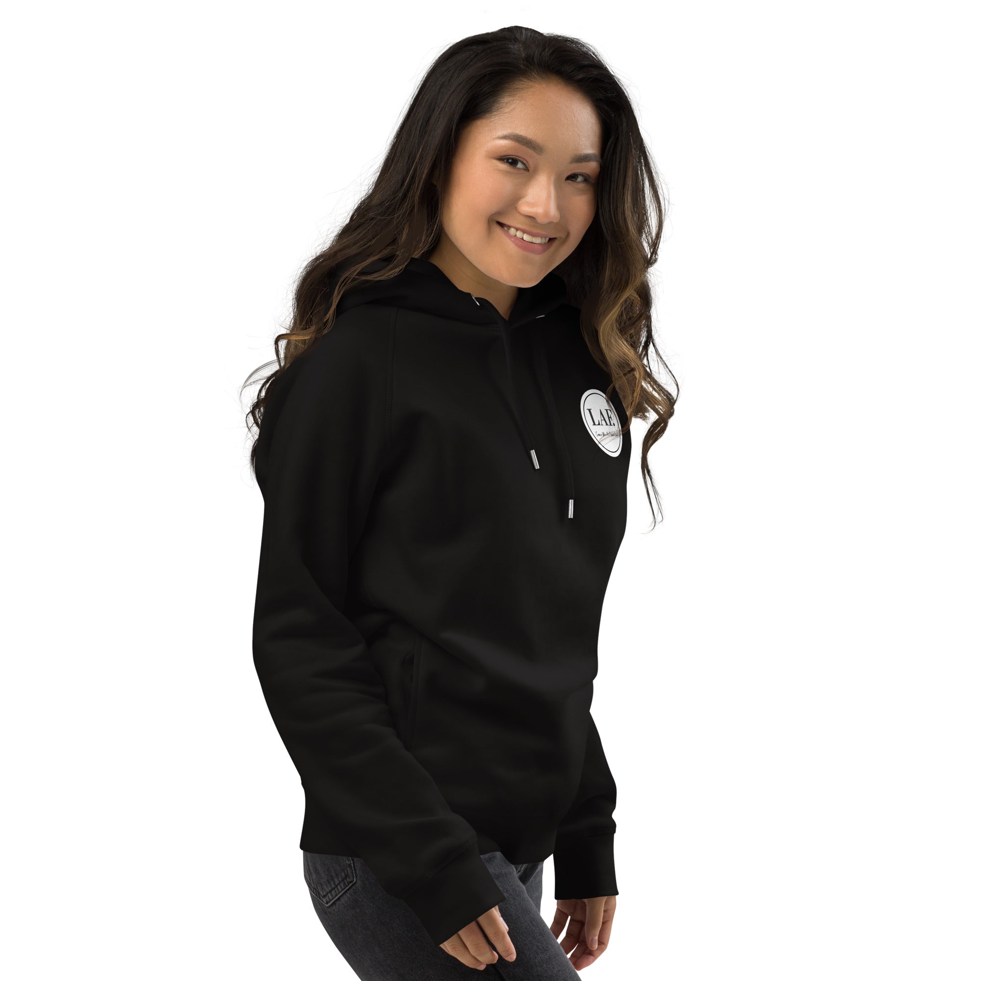 unisex black hoodie