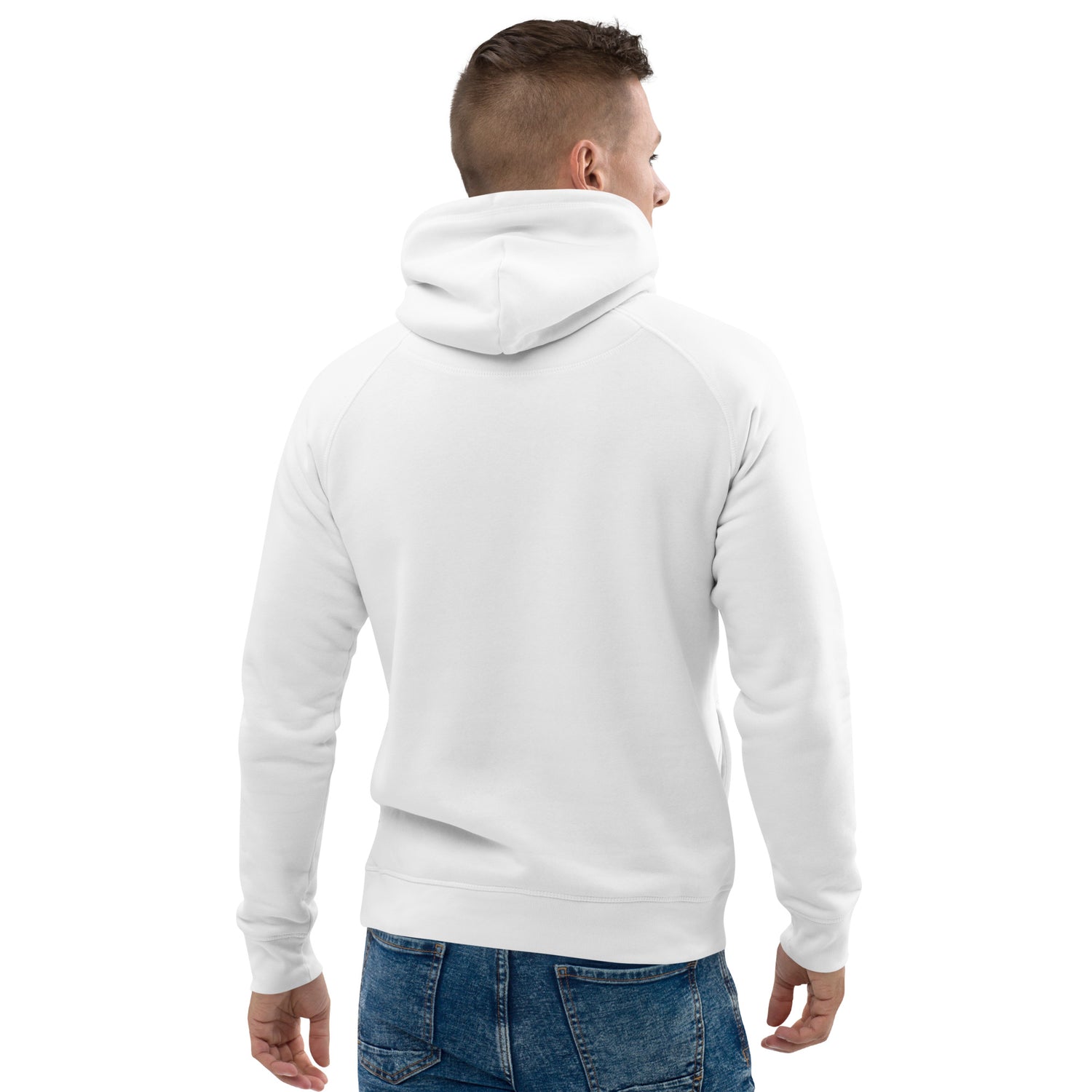 unisex white hoodie for men and women