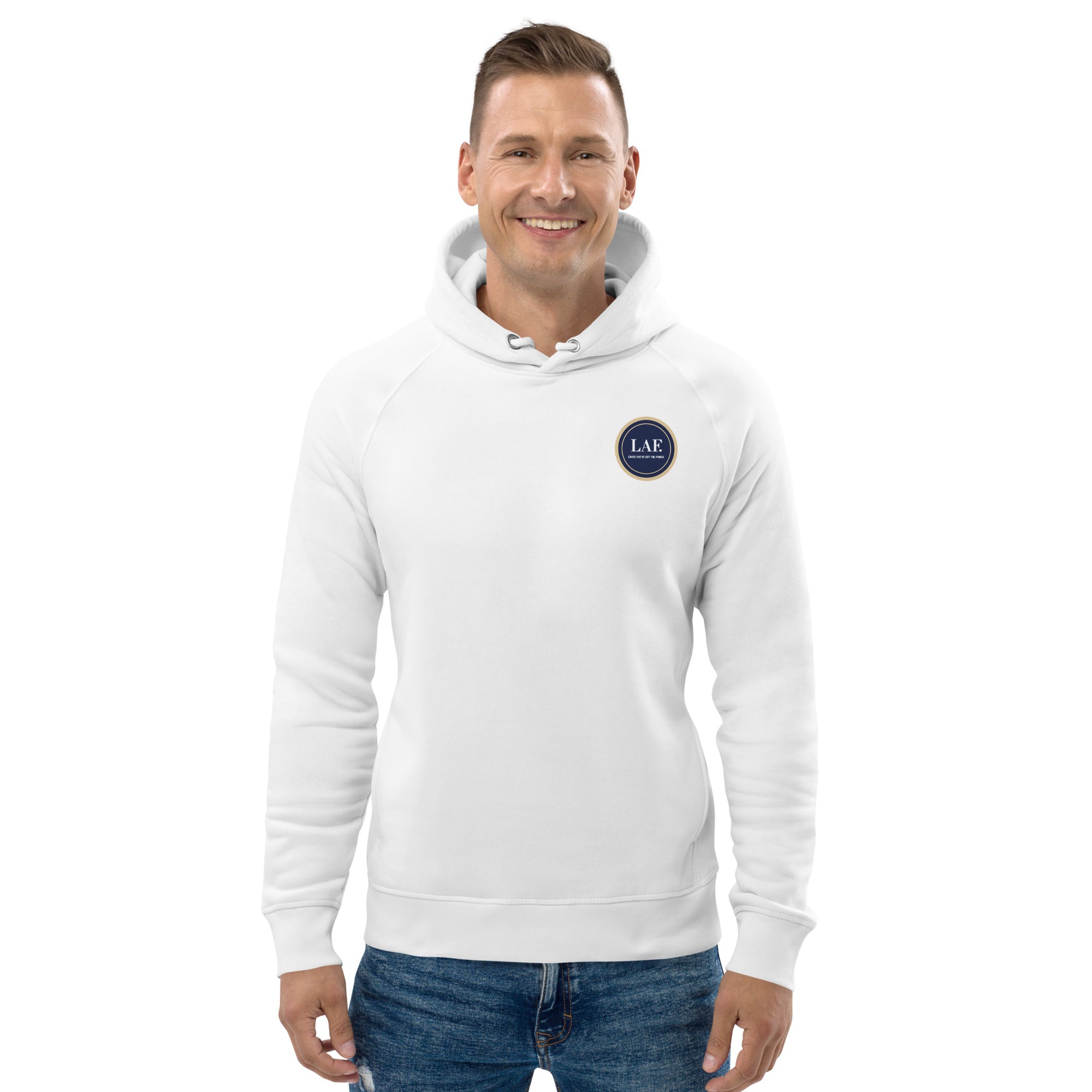 unisex white hoodie for men and women